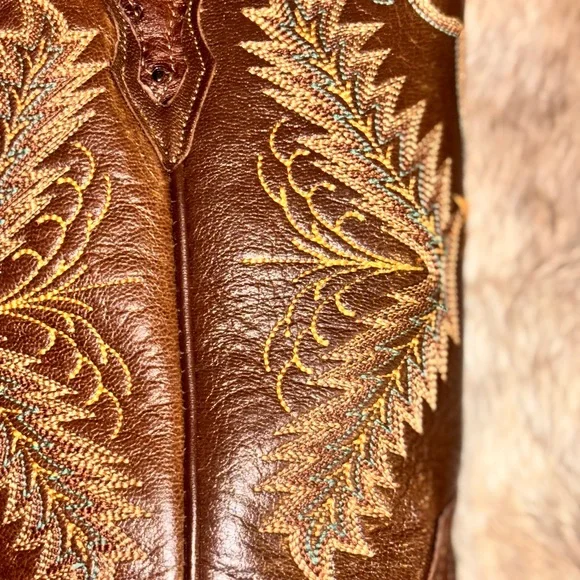 Brand New One of a Kind Custom Womens Lucchese Boots, 7B - Picture 10 of 16
